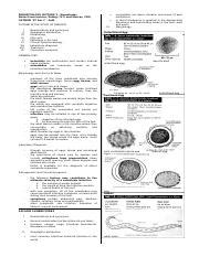 6767236 Parasitology Lec 3 Nematodes 2 Doc PARASITOLOGY LECTURE 3