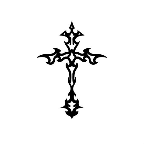 Tribal Cross Tattoo Images