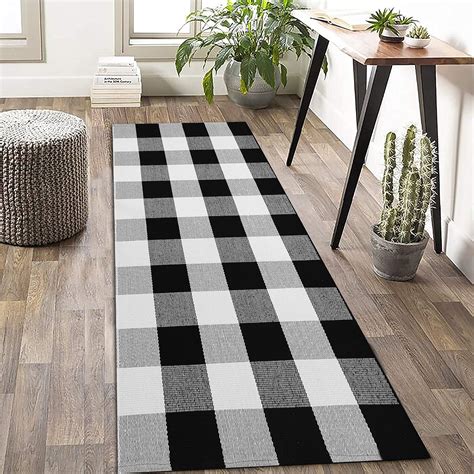 Amazon KOZYFLY Buffalo Plaid Check Rug Runner 2 X 4 3 Plaid