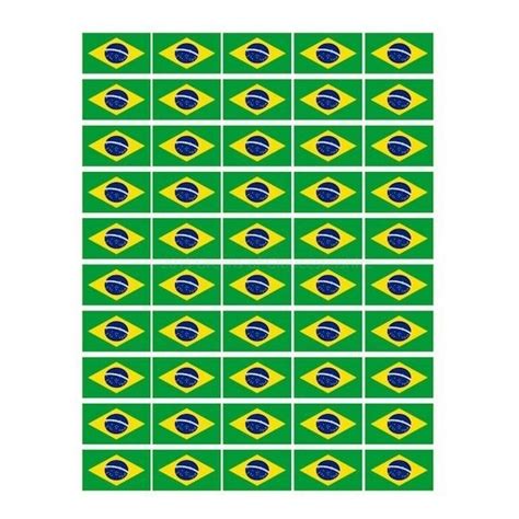 Adesivo Bandeira Brasil Carro Moto Cartela Com 50 Unidades Shopee Brasil