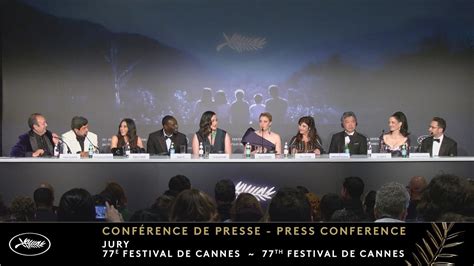 Jury Conf Rence De Presse Palmares Fran Ais Cannes Youtube