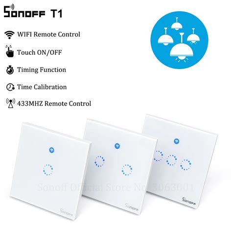 Sonoff Interruptor De Luz T Ctil Inteligente T Dispositivo Con Wifi