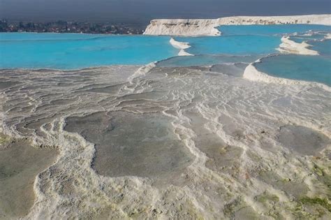 Nat Rliche Travertin Pools In Pamukkale Pamukkale T Rkei Premium Foto