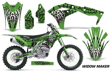 2017 2018 Kxf250 Graphics Kit Kawasaki Motocross Graphic Sticker Decal Kit Kawasaki Mx