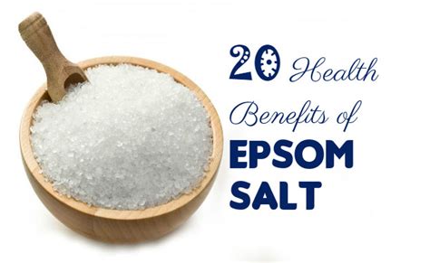 Effective Health Benefits Of Epsom Salt Best Remedies