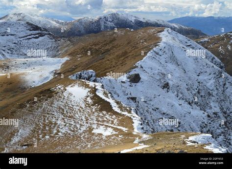 Hiking Day On Visocica Mountain Vito Peak Stock Photo Alamy