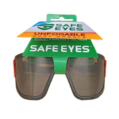 Safe Eyes Original Fine Mesh Safety Goggles Tree Care Machinery