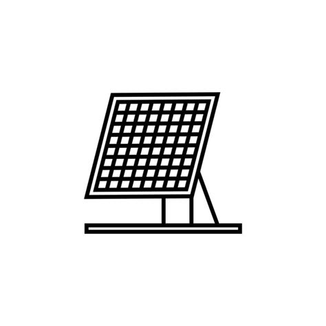 Premium Vector Solar Panel Icon Vector Template Illustration Logo Design