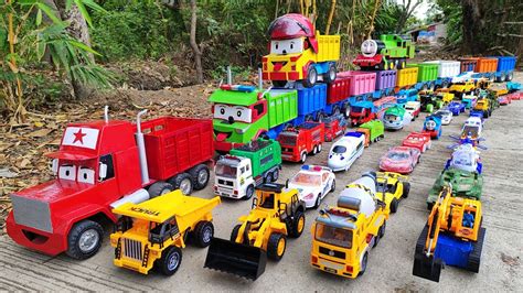 Mobil Truk Tronton Panjang Penuh Mobil Mobilan Truk Oleng Mobil Balap