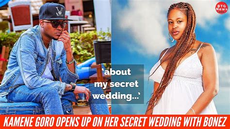 Unknown Secret About Kamene Goro And Dj Bonez Secret Wedding In Diani