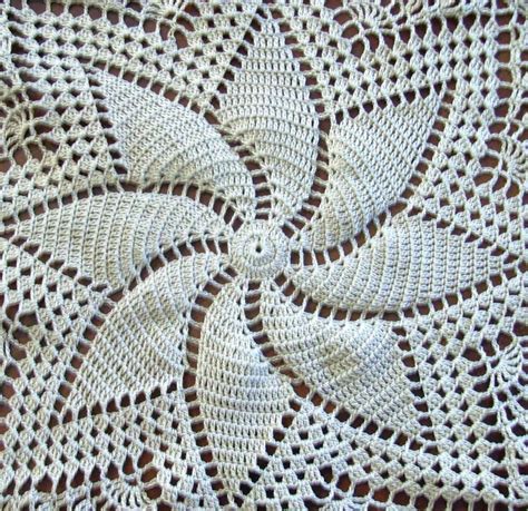 Praline Pinwheel Doily In Crochet Doily Patterns Doily