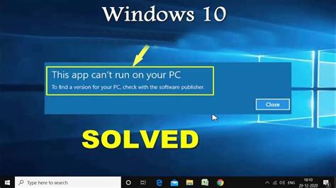 This App Can T Run On Your Pc Fix Windows