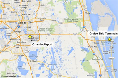 Getting To Port Canaveral Port Transportation Florida Cruise Tips
