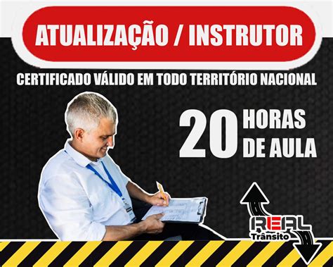 REMOTO CURSO DE ATUALIZAÇÃO PARA INSTRUTOR DE TRÂNSITO 18 01 2025