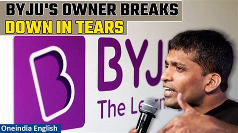 Byjus Crisis Founder Byju Raveendran Reportedly Breaks Down In Tears