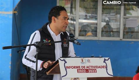 Presidente De Tepeaca Contin A Su Gira De Informes De Actividades En Su