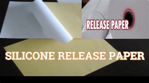 Silicone Coated Release Paper Sheets Release Paper For Stickers