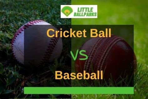 Cricket Ball Vs Baseball (Color, Size, Weight, Hardness) | Little Ballparks