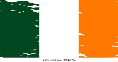 Flag Ireland Vector Illustration Stock Vector Royalty Free 362477726