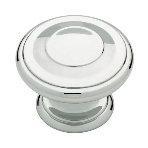 Liberty 1 3 8 In Polished Chrome Harmon Cabinet Knob P22669 Pc C The Home Depot