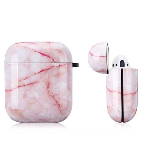 Pink Marble Airpods Case Airpod