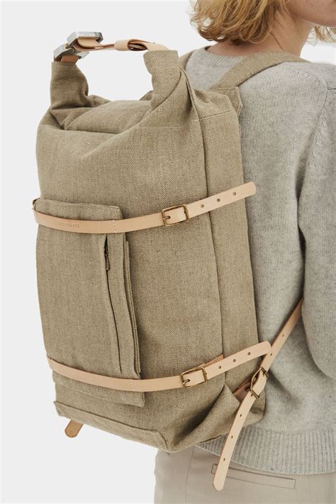 U Tility Backpack Raw Natural Bags Fashion Bags Medium Bags