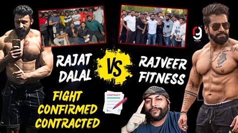 RAJAT DALAL VS RAJVEER FIGHT CONFIRMED RAJVEER FITNESS VS RAJAT DALAL