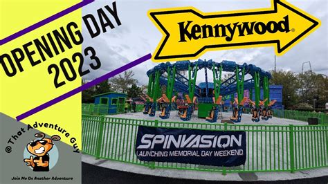 Kennywood Opening Day 2023 Adventure 001 The Adventure Begins Youtube