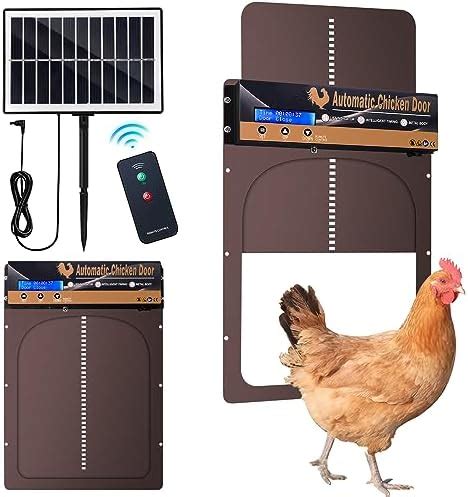 Amazon Solar Powered Chicken Coop Door Automatic Chicken Coop