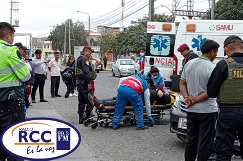 Efectivo Policial Que Resulta Herido Tras Accidente De TrÁnsito En La