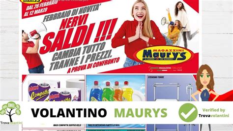 Volantino Maurys Dal Febbraio Al Marzo Youtube