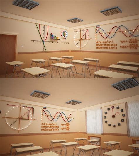 Bms Baku Modern School Math Classroom Design By Baxramefendiyev High School Math Classroom