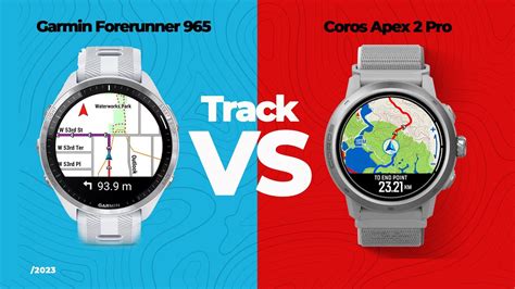 Comparativa Siguiendo Un Track Garmin Forerunner Vs Coros Apex