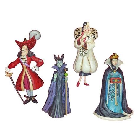 Your WDW Store - Disney Ornament Set - Jim Shore Disney Villains ...