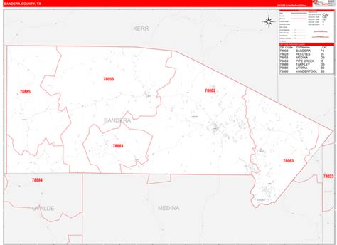 Map Books of Bandera County Texas - marketmaps.com