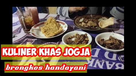 Kuliner Khas Jogja Brongkos Handayani Yang Legendaris Typical