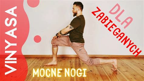 Krótka joga dla zabieganych mocne nogi YouTube