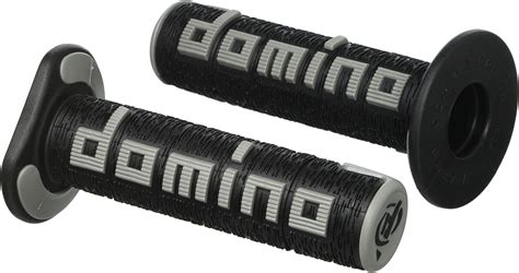 Amazon Domino Racing A Off Road Dirt Bike Grips Black Gray