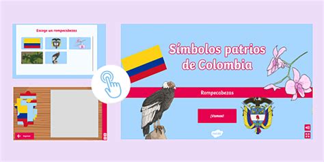 Juego Interactivo Niños Símbolos Patrios Twinkl Colombia