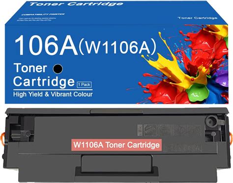 Amazon 106A Toner Cartridge Compatible For HP 106A W1106A Black