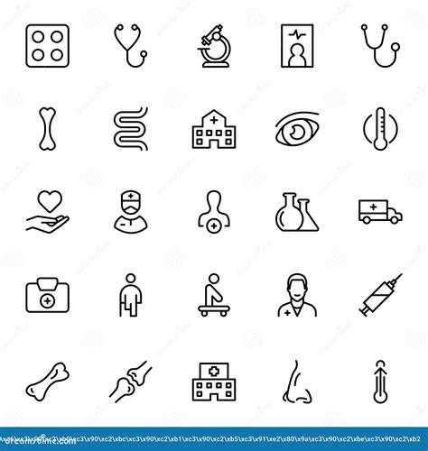 Oncology Flat Icon Set Stock Vector Illustration Of Laboratory 114188209