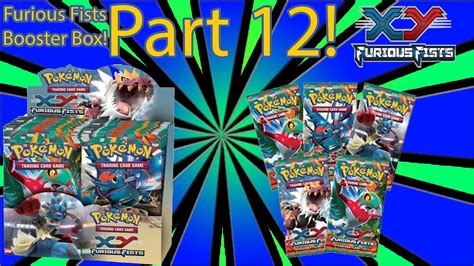 Pokemon Furious Fists Booster Box Part Youtube