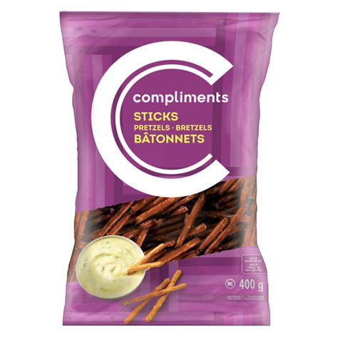 Pretzels Sticks 400 G Compliments Ca