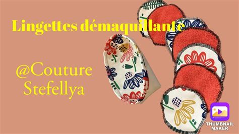 Tuto Panier Et Ses Lingettes Lavables Couture Stefellya YouTube