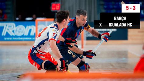 Highlights Barça vs Igualada Rigat HC YouTube