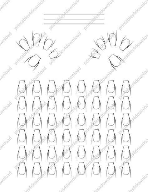 Free Printable Nail Art Templates Download Free Printable Nail Art