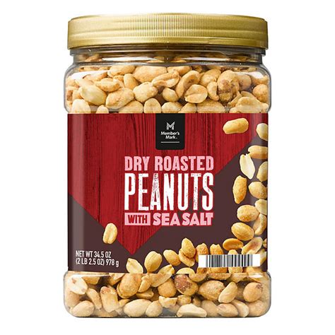 Members Mark Dry Roasted Peanuts With Sea Salt 345 Oz Rarecandycanada