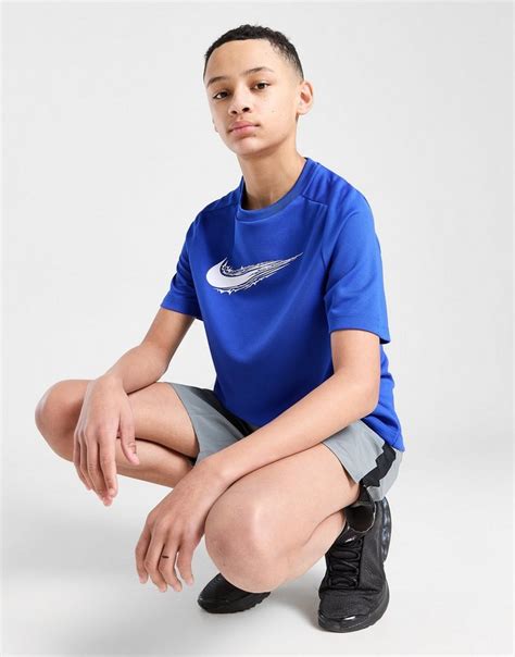 Blue Nike Swoosh Logo T Shirt Junior Jd Sports Uk