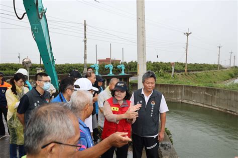 張麗善縣長巡視杜蘇芮颱風雲林沿海災情