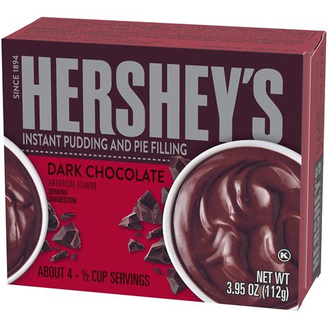 Hersheys Hersheys Pudding Dark Chocolate 395 Ounce